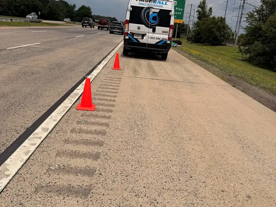 Recent mobile tire job in Delaware